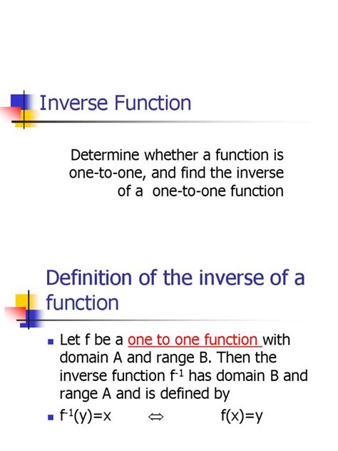 Image result for Inverse Function Definition