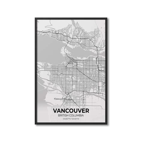Printable Map Of Downtown Vancouver Bc Vancouver Exact Map V.3.08: