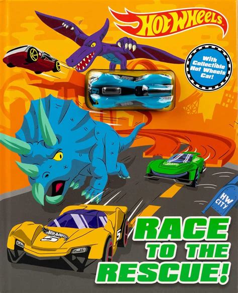 Hot Wheels: Race to the Rescue!: Storybook with Collectible Car ...
