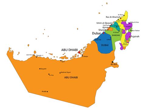 Uae World Map
