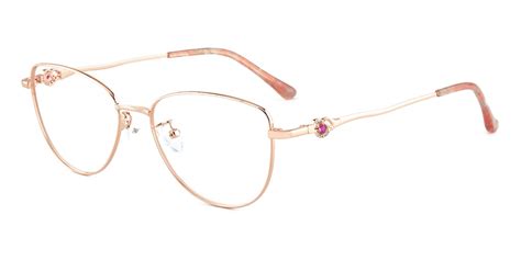 Sylvia Cat Eye - Rose Gold Eyeglasses