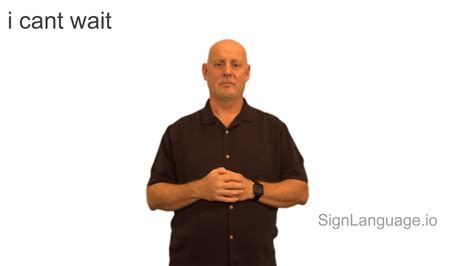 Wait Sign Language
