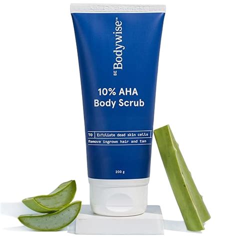 Buy Be Bodywise 10% Lactic AHA Exfoliating Body Scrub (200g) | For Tan ...
