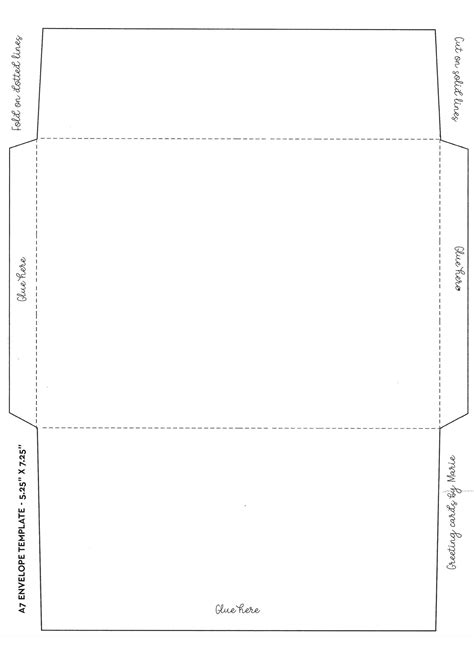 Image result for DIY Envelope 5X7