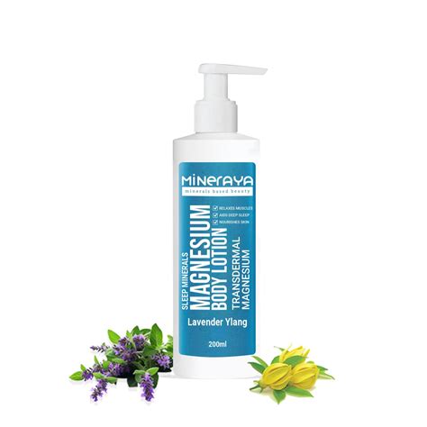 MINERAYA Magnesium Body Lotion. Transdermal Magnesium Minerals Aid Deep ...