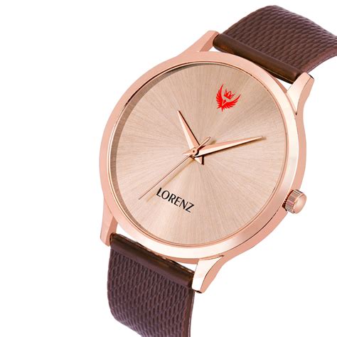 LORENZ MK-301K Lorenz Brown Dial Analog Watch - For Men – Lorenz Fashion