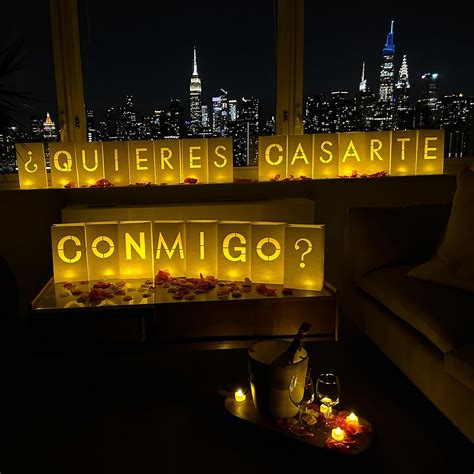 Amazon.com: WYMM “QUIERES CASARTE CONMIGO?” Marry Me Light Up Letters ...