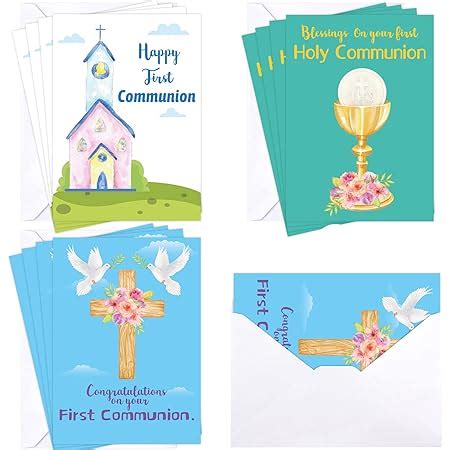 ceiba tree Holy First Communion Cards 12 PCS with | Ubuy India