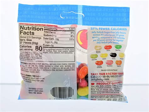 Jelly Bean Nutrition Facts at Margaret Rice blog