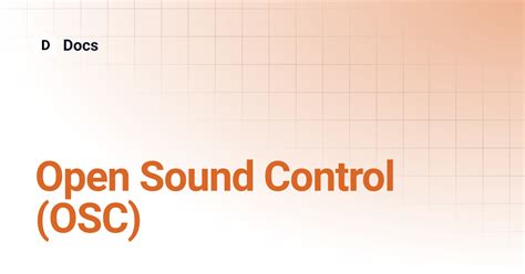 Open Sound Control 的图像结果