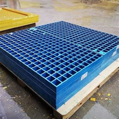 Industrial FRP Grating - 9 / 11 MM heavy Duty FRP Moulded Gratings ...
