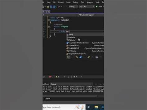 Image result for C# HelloWorld Example