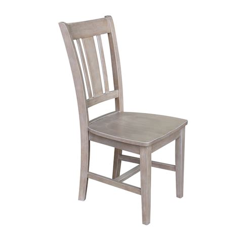 International Concepts Set of 2 Traditional Dining Side Chair (Wood ...