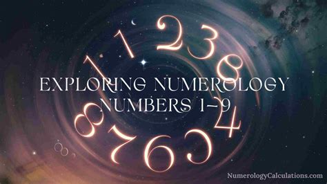 Numerology Spiritual Meanings: Numbers 1-9 Cosmic Significance