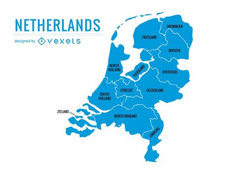 Netherlands Political Map