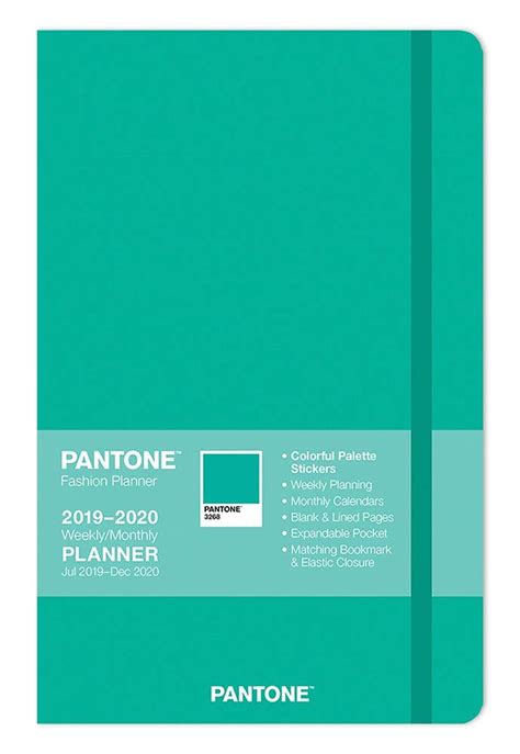 Buy Pantone Planner 2020 Compact Aruba Green - 18 Month: Light ...