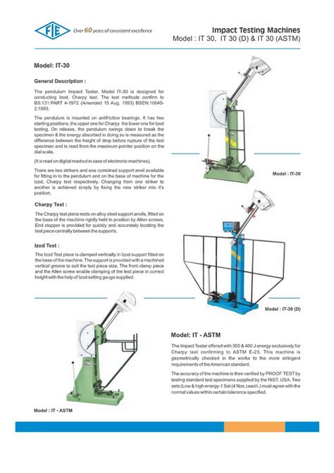 Impact Testing Machine - Manual Broaching Machines Trader - Wholesaler ...