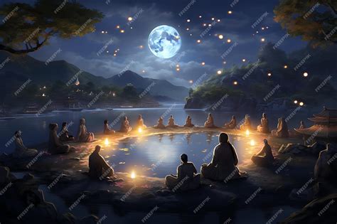 Premium AI Image | Harmony in Tradition Celebrating the Rich Tapestry of Chinese Religion and ...