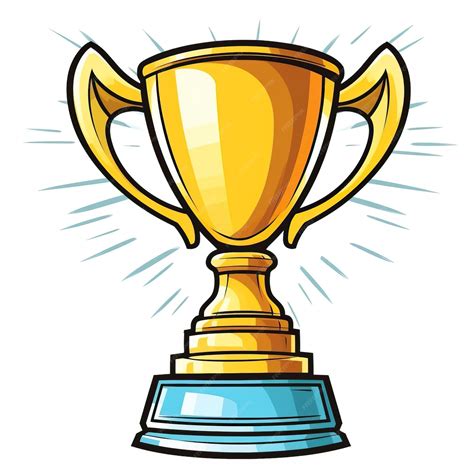 Premium Photo | Trophy Trophy on white background 2d lineal vector icon ...