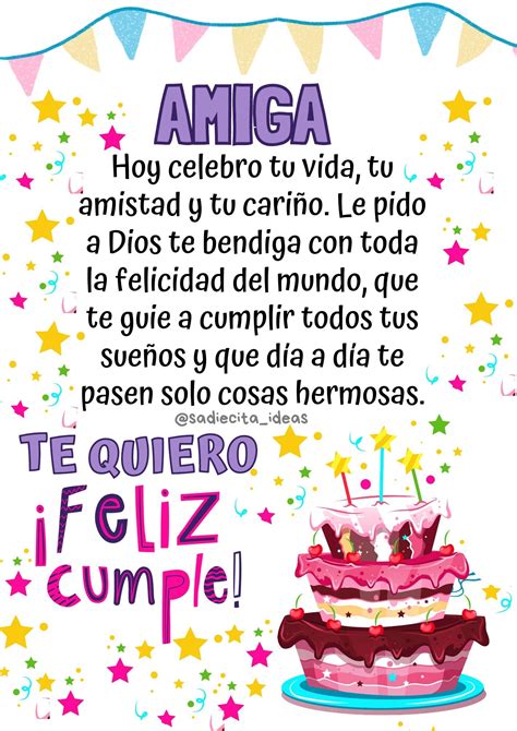 Feliz cumpleaños amiga
