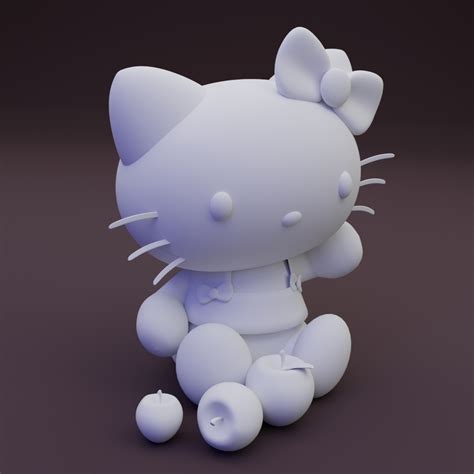 Archivo STL gratuito Hello Kitty Sanrio Modelo 3D (Descarga gratuita ...