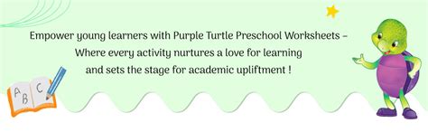 Purple Turtle Worksheets for LKG - English, Maths & EVS - 100 ...
