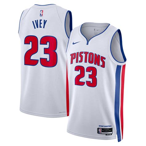 Detroit Pistons Nike Association Edition Swingman Jersey - White ...
