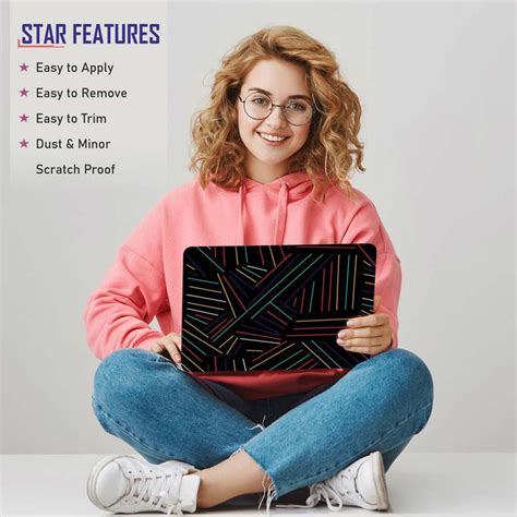 Full Panel Laptop Skin - Neon Lines – SkinsLegend