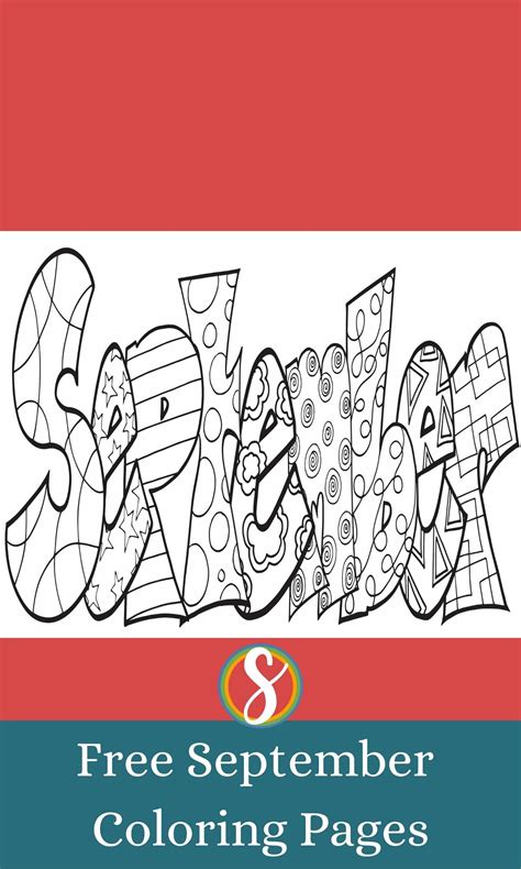 September Coloring Pages