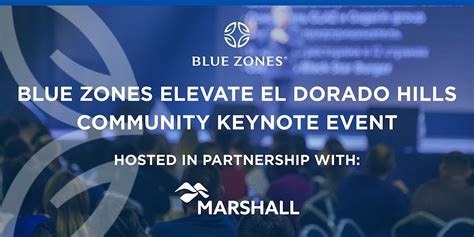 Blue Zones Elevate El Dorado Hills Community Keynote Event, Patra ...
