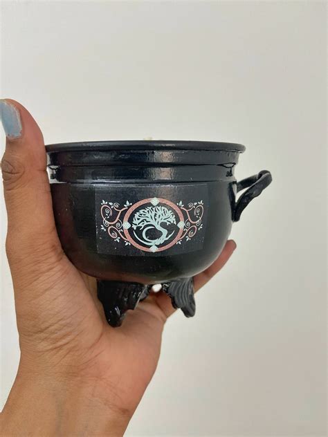 Cauldron Candle | New Beginning , Growth & Stability | Tree of Life Pr ...