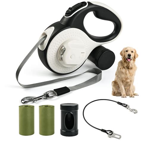Amazon.com : ODRIEW Retractable Dog Leash 16ft, 360° Tangle-Free, 6-in ...