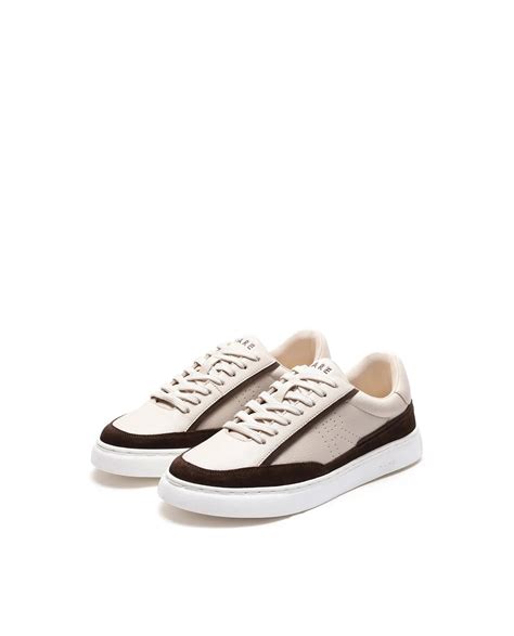 Buy Kennen - Brown Micro Fiber Leather Lace-Up Sneaker| Rare'Z