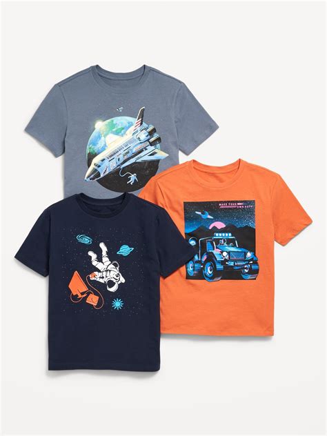 Short-Sleeve Graphic T-Shirt 3-Pack for Boys | Old Navy