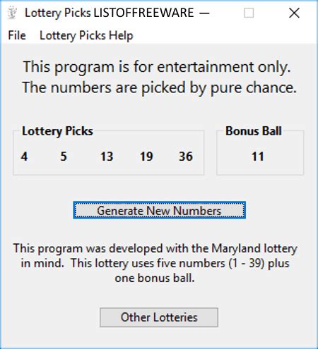 Free Lottery Software 的图像结果