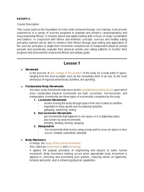 Image result for Pathfit 2 Video Lesson