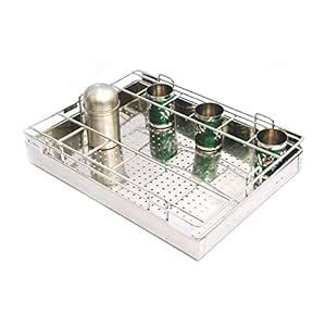 RAB Stainless Steel Glass Storage Basket Rack for Kitchen Trolley (Code ...