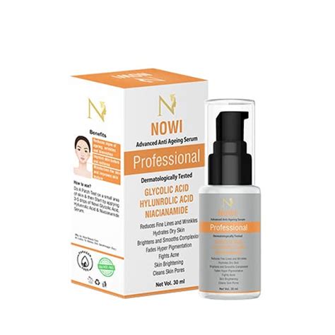 Nowi Glycolic Hyaluronic And Niacinamide Serum 30 Ml Anti Acne Serum ...