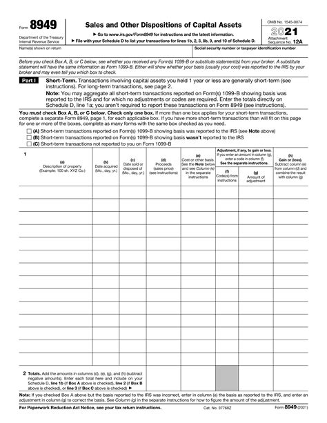 Image result for Form 8949 Help