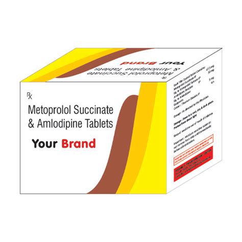 Metoprolol Succinate + Amlodipine Tablets Live Well Healthcare