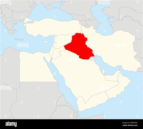 Iraq On Map