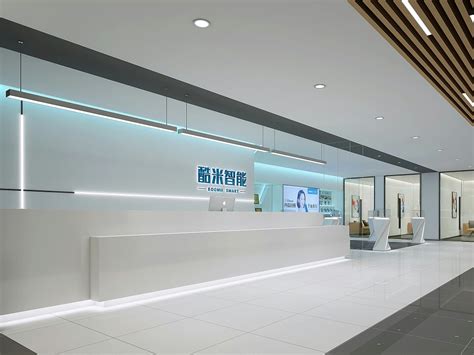 深圳写字楼装修公司之酷米智能办公室前台案例-文丰装饰