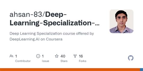 Deep Learning Specialization 的图像结果