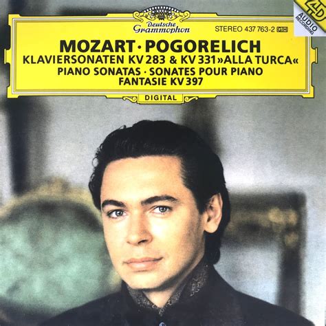 Mozart – Piano Sonatas – Ivo Pogorelich