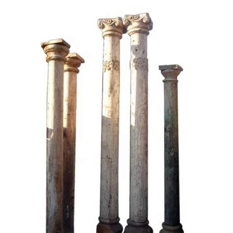 Teak Wood Architectural Pillar - Teak Wood Fine Carved Architectural ...