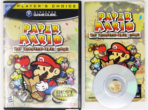 Paper Mario Thousand Year Door [Player's Choice] (Nintendo Gamecube ...