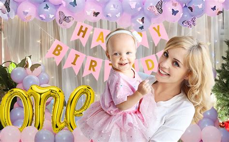 Party Propz 1st Birthday Decoration Items - 69 Pcs Happy Birthday ...