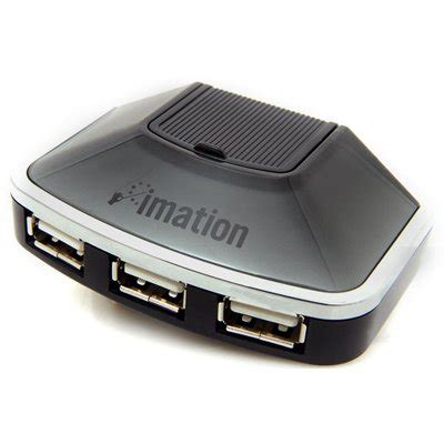Imation 4 Port USB Hub (Black) - Buy Imation 4 Port USB Hub (Black ...