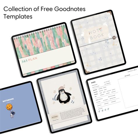 Free Goodnotes Templates Archives - Aesthetic Digital Planner & Notebook