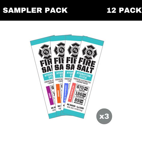 Fire Salt Sampler Pack – Fire Science Nutrition